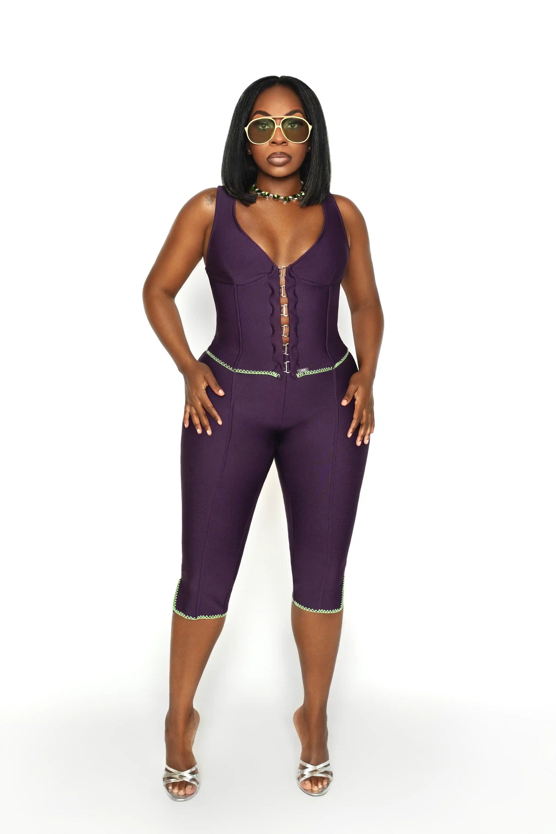 Deep Purple Bandage Bisola Set
