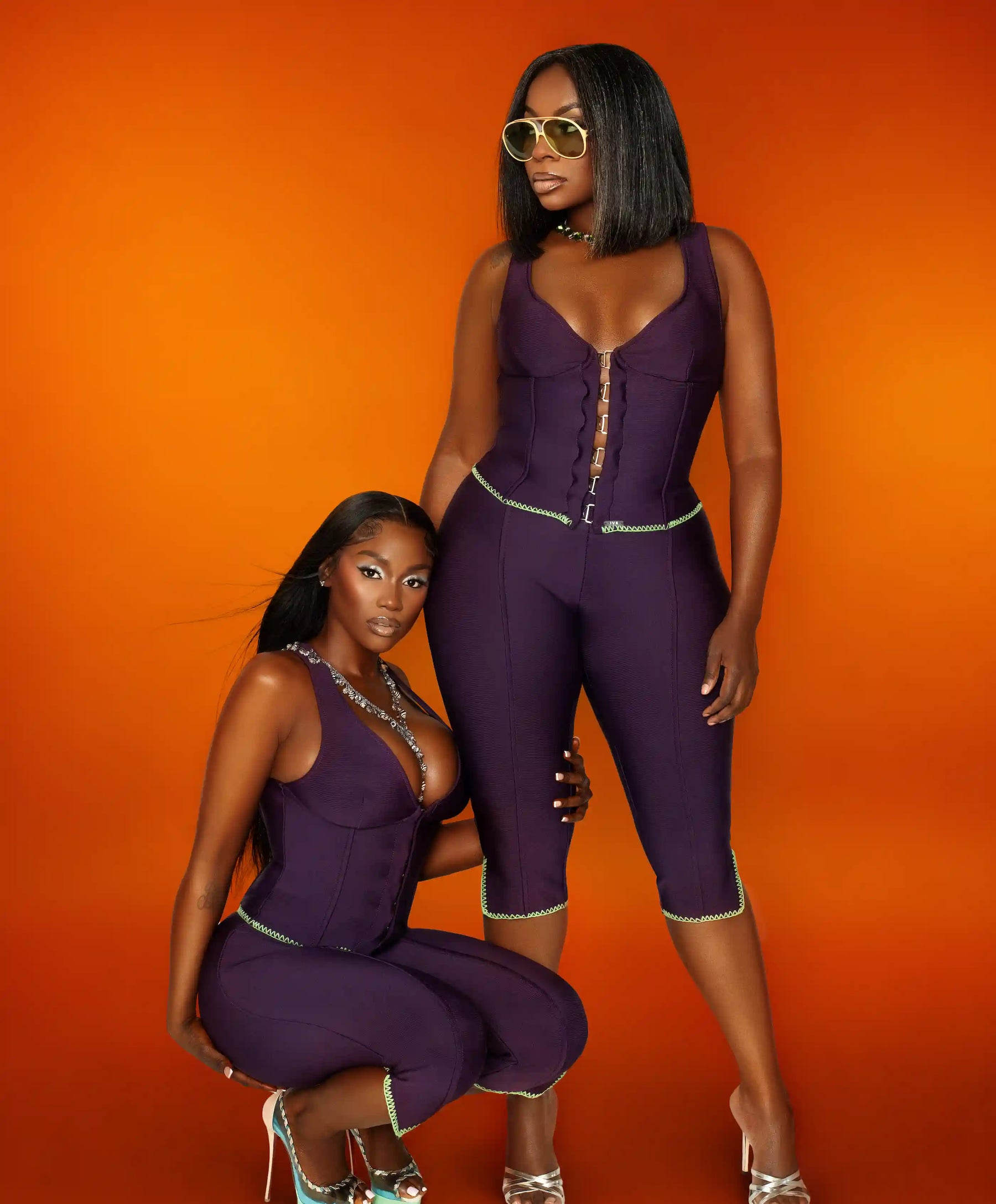 Deep Purple Bandage Bisola Set