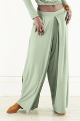 Bamboo Pleated Palazzo Pant