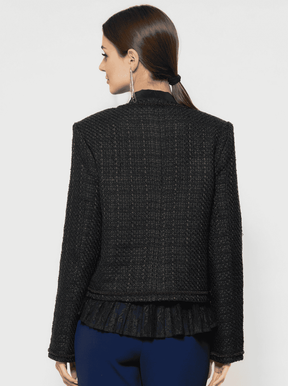 Pogonia Tweed Bouclé Crop Jacket