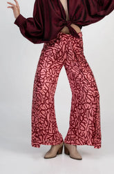 Solapa Letter Cherry Pants