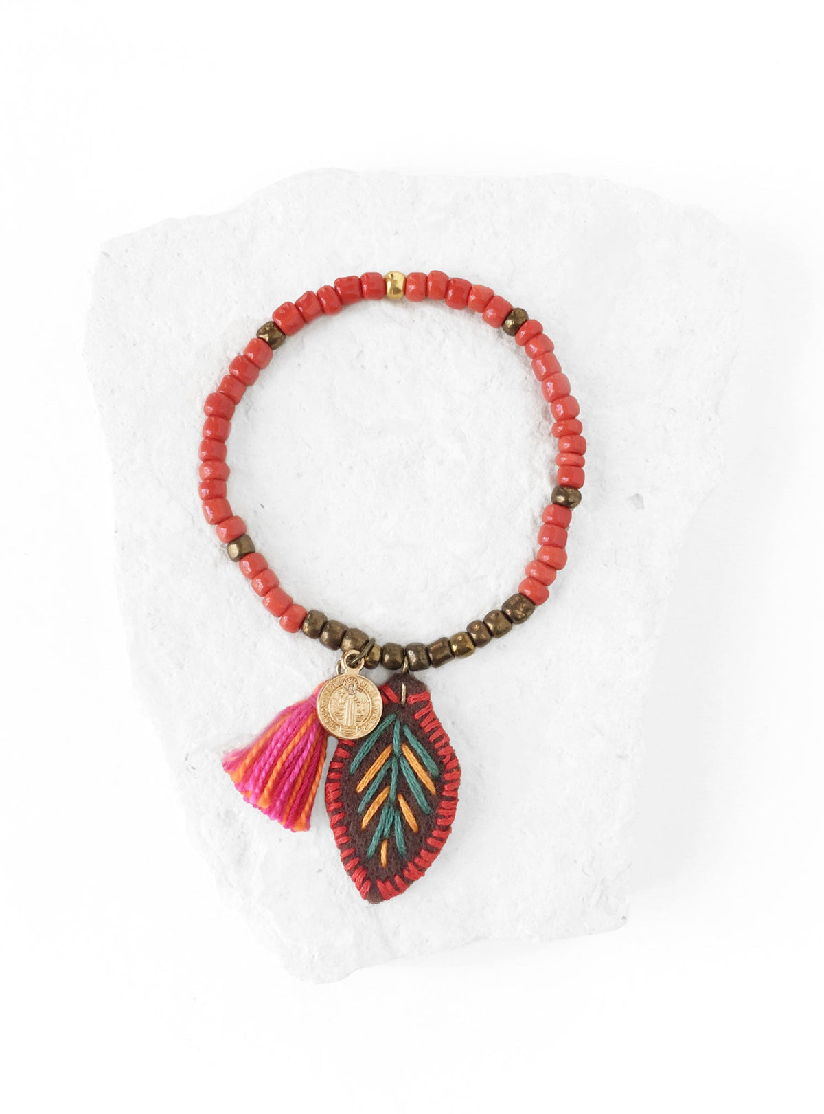 Pulsera Naranja Martina Artesanal