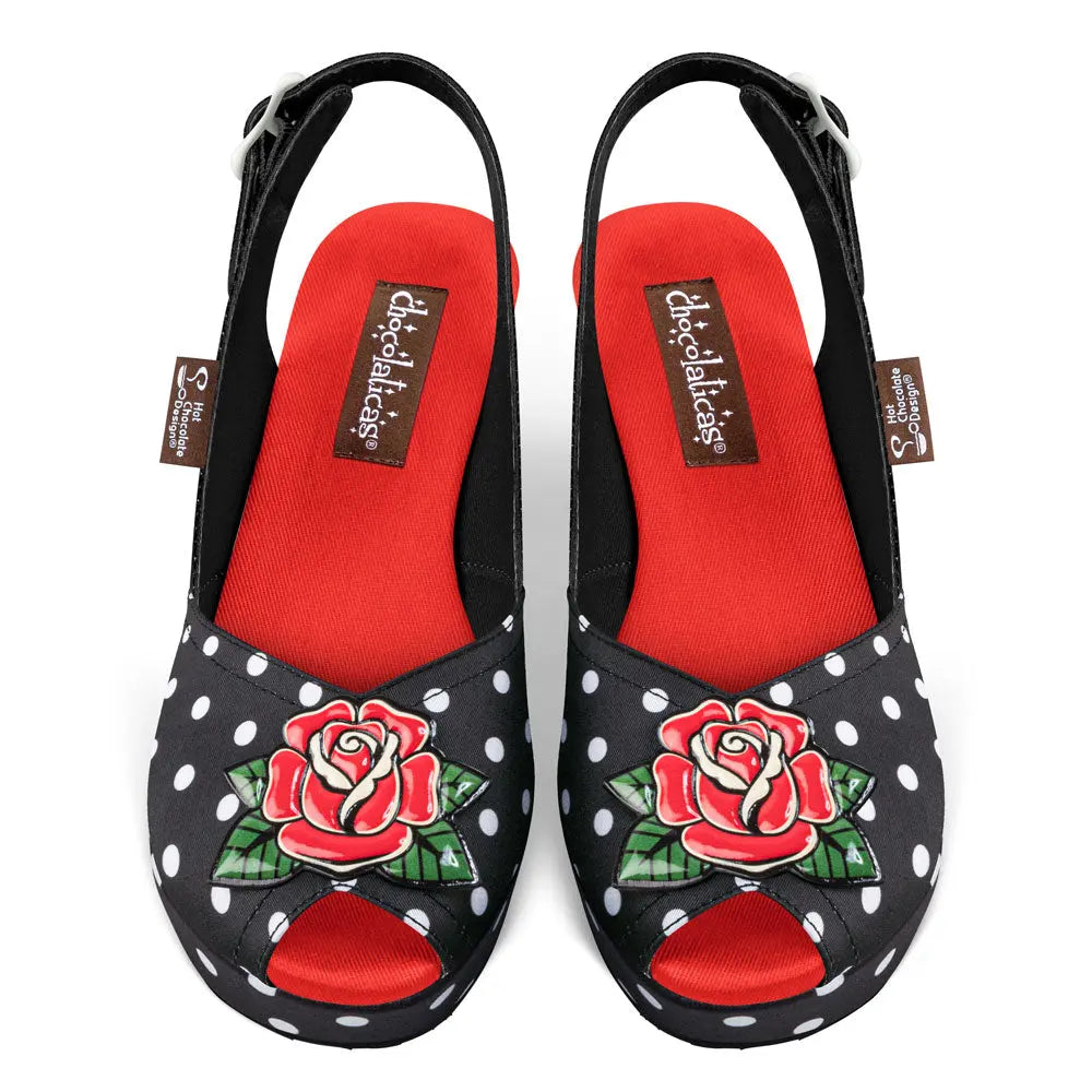 Rockabilly Women's Wedge Sandals