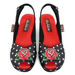 Rockabilly Women's Wedge Sandals