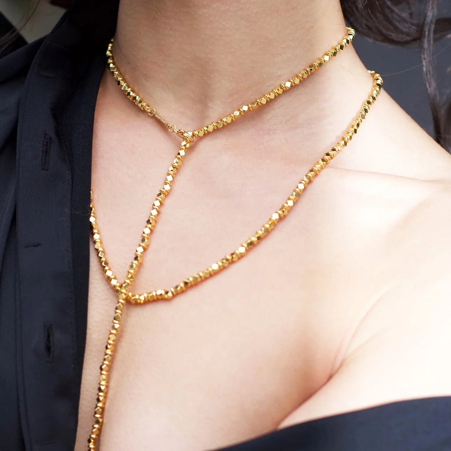 The 14k Gold Dodeca Necklace