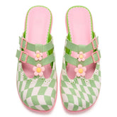 Shaken Squares Women's Mary Jane Clogs