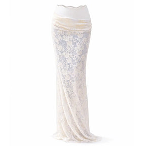 Sirène Skirt & Corset Bottom White