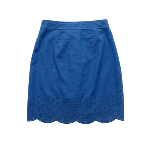 Short Wrap Skirt Cobalt