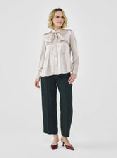 Silk Bow Blouse