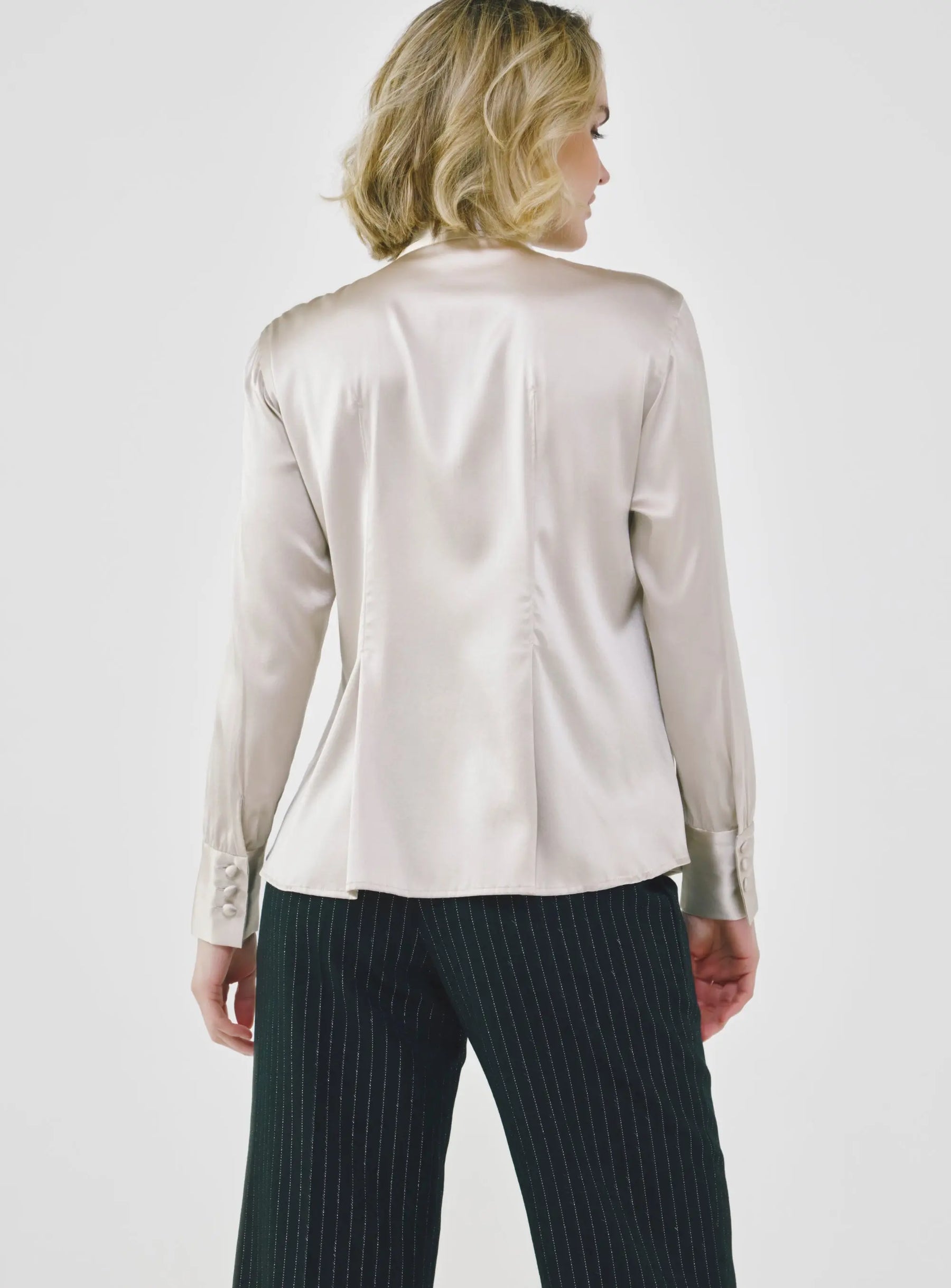 Silk Bow Blouse