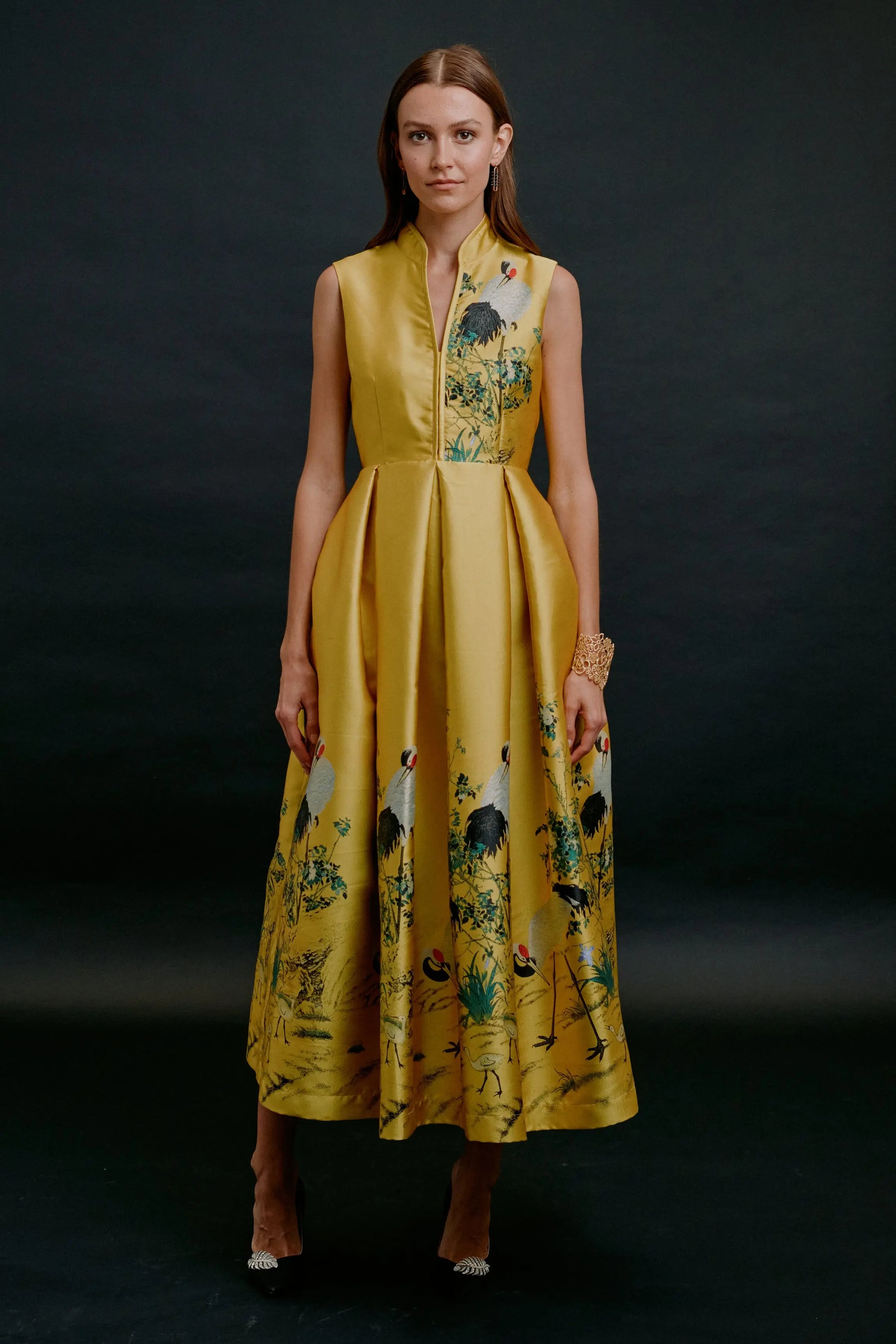 Royal Crane Dress