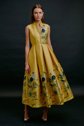 Royal Crane Dress