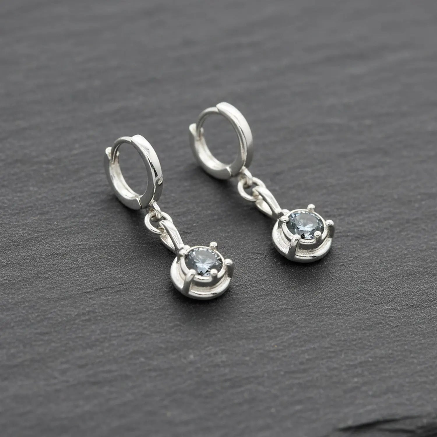 Stardust Moissanite Dangle Earrings