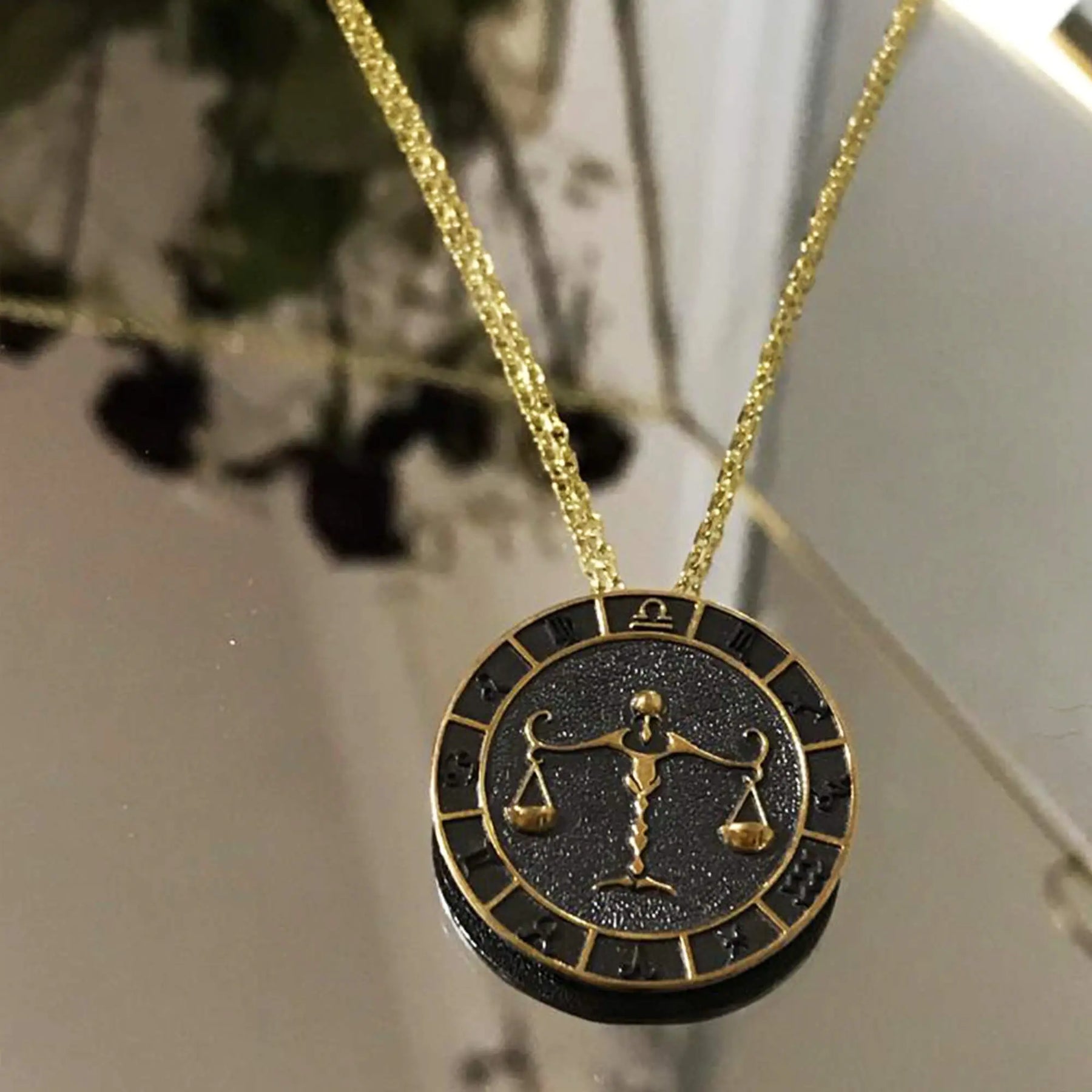 Libra Zodiac Necklace