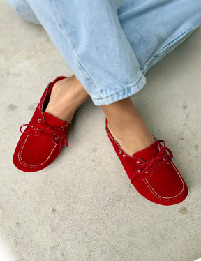 Telma Red Suede