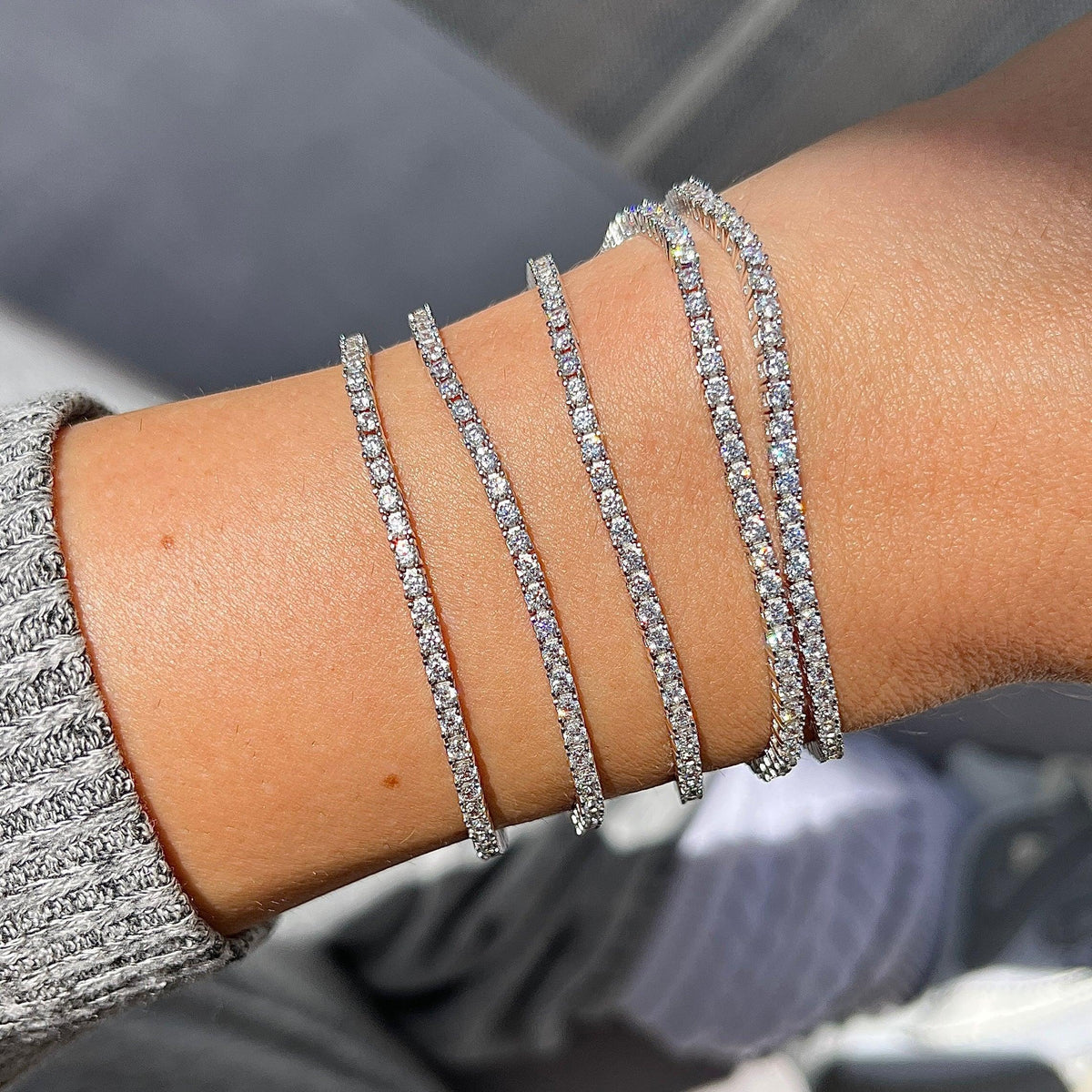 The Margo 4 Prong 2mm Tennis Bracelet