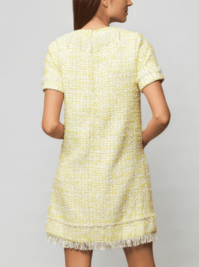 Tia Tweed Bouclé Sheath Mini Dress