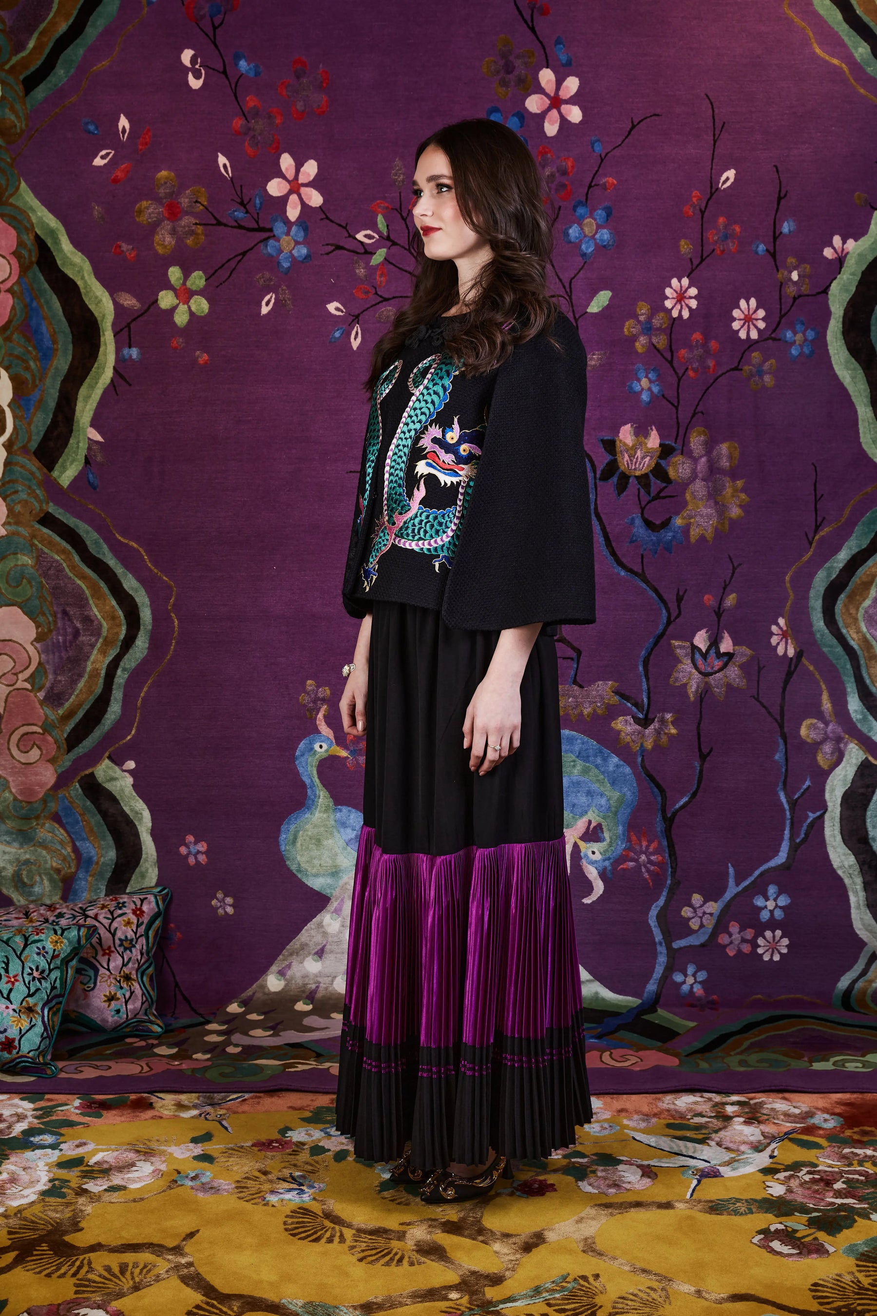 Wendy Morrison X Skylence Talisman Wool Cape