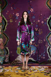 Wendy Morrison x Skylence Kujaku Peacock Silk Robe