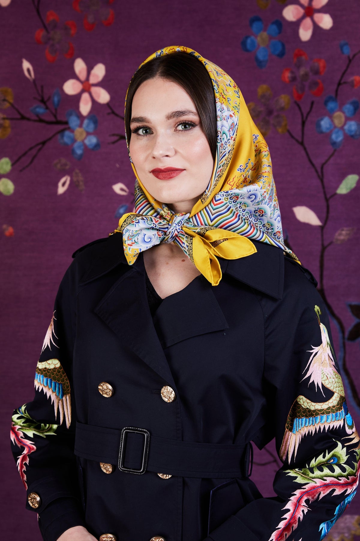 Imperial Majesty Silk Scarf