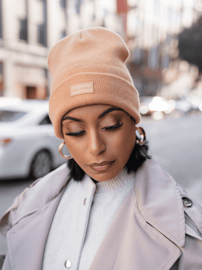 Vail Knit Beanie - Tan