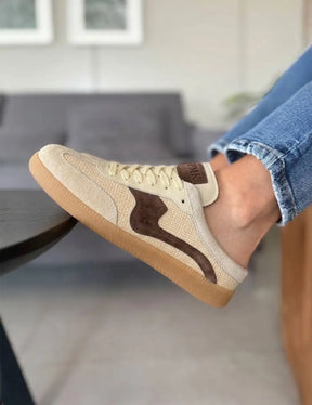 Velia Raffia Beige Choco