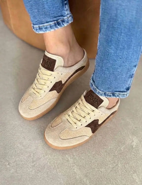 Velia Raffia Beige Choco