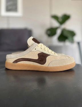 Velia Raffia Beige Choco