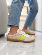 Velia Raffia Beige Green