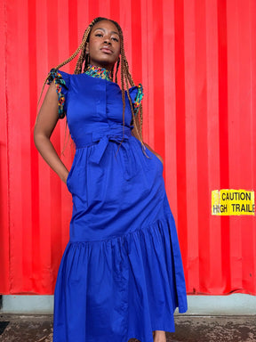 Vulindlela Dress Blue Heritage