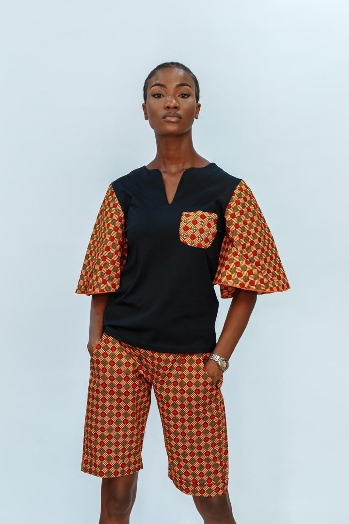 Nneka African Print Short & Top