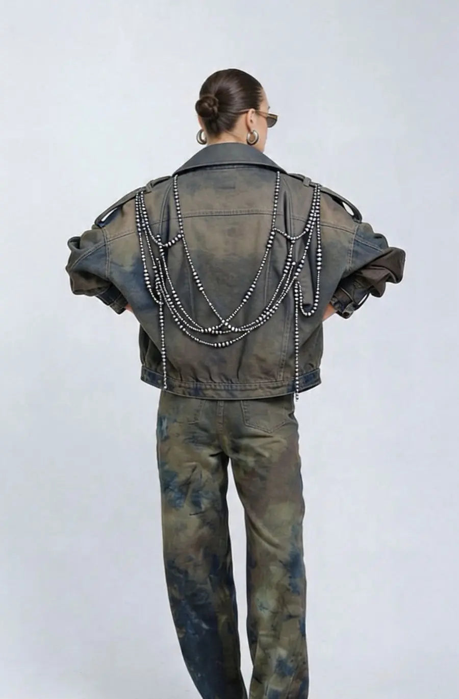Olivo Luxe Beaded Biker