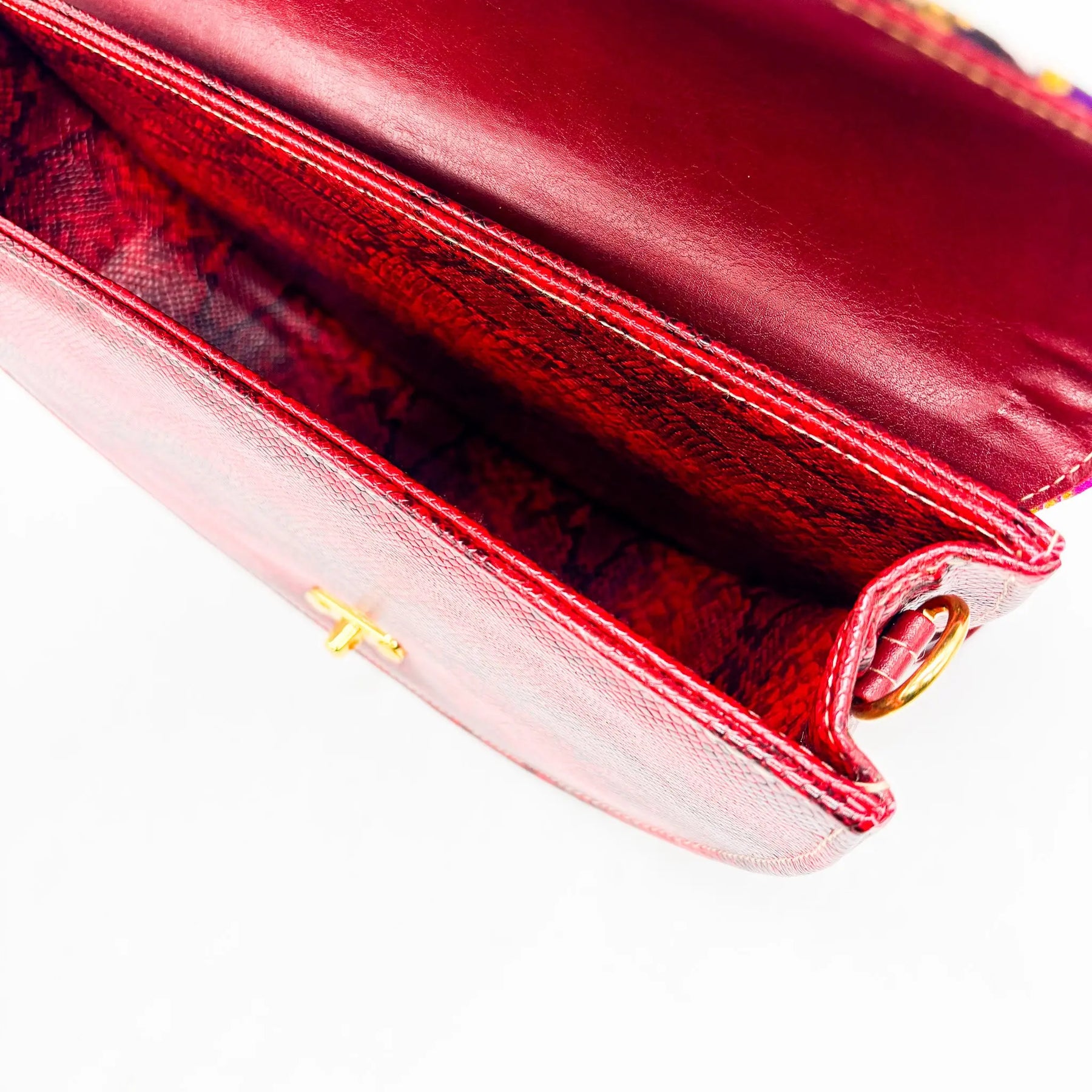 Katlego Red Snake Skin