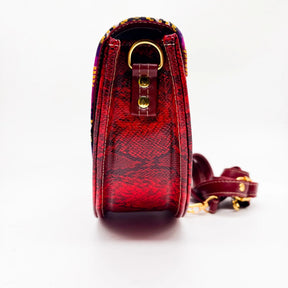 Katlego Red Snake Skin