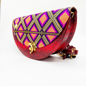 Katlego Red Snake Skin