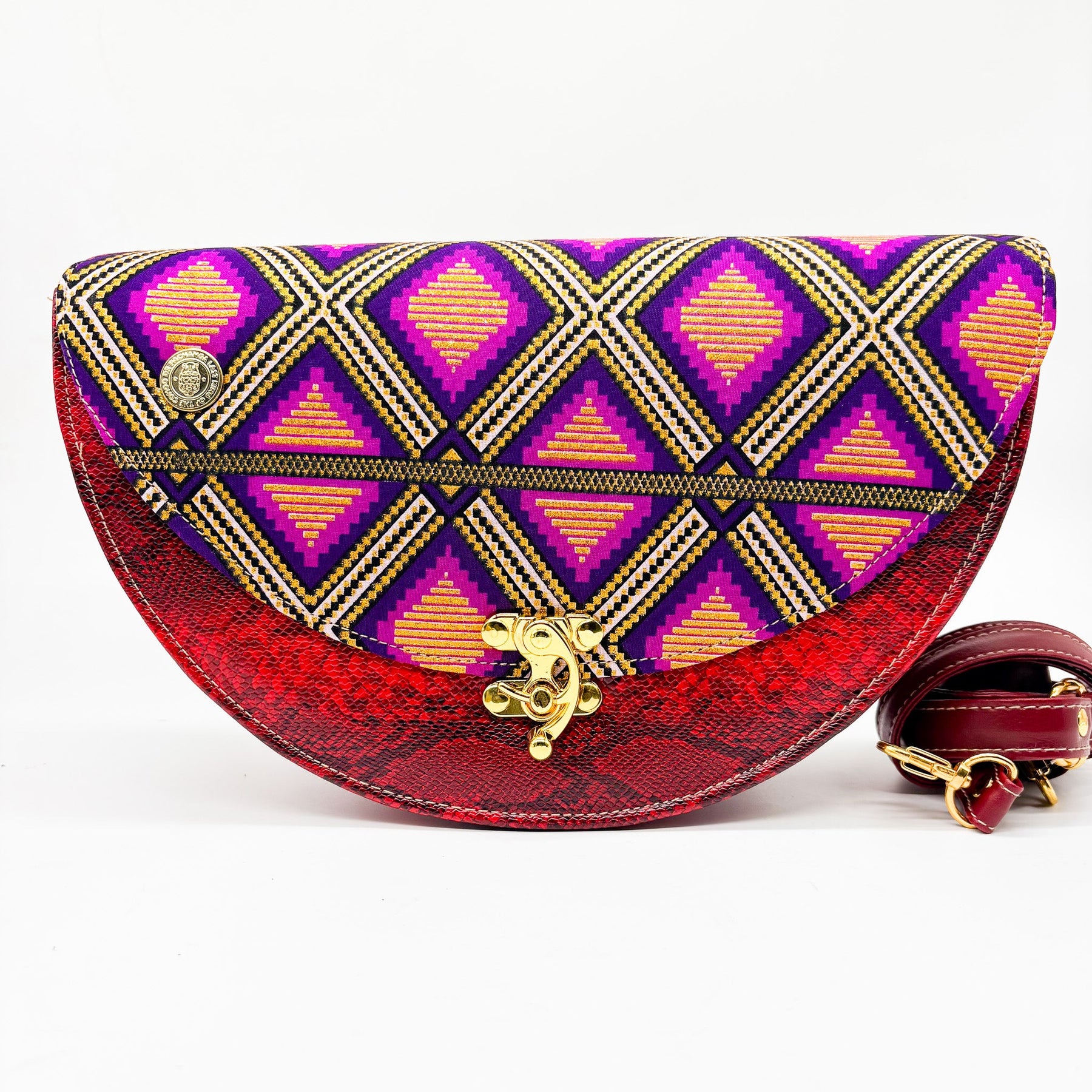Katlego Red Snake Skin