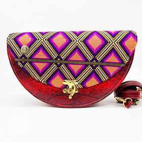 Katlego Red Snake Skin