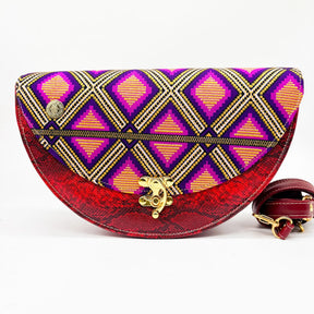 Katlego Red Snake Skin