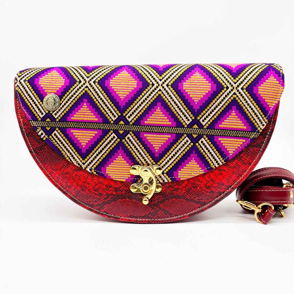 Katlego Red Snake Skin