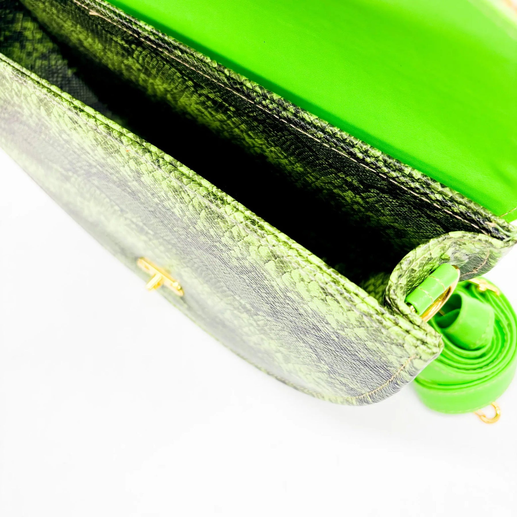 Katlego Green Snake Skin
