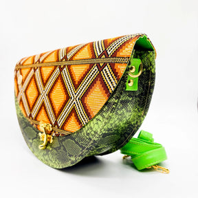 Katlego Green Snake Skin