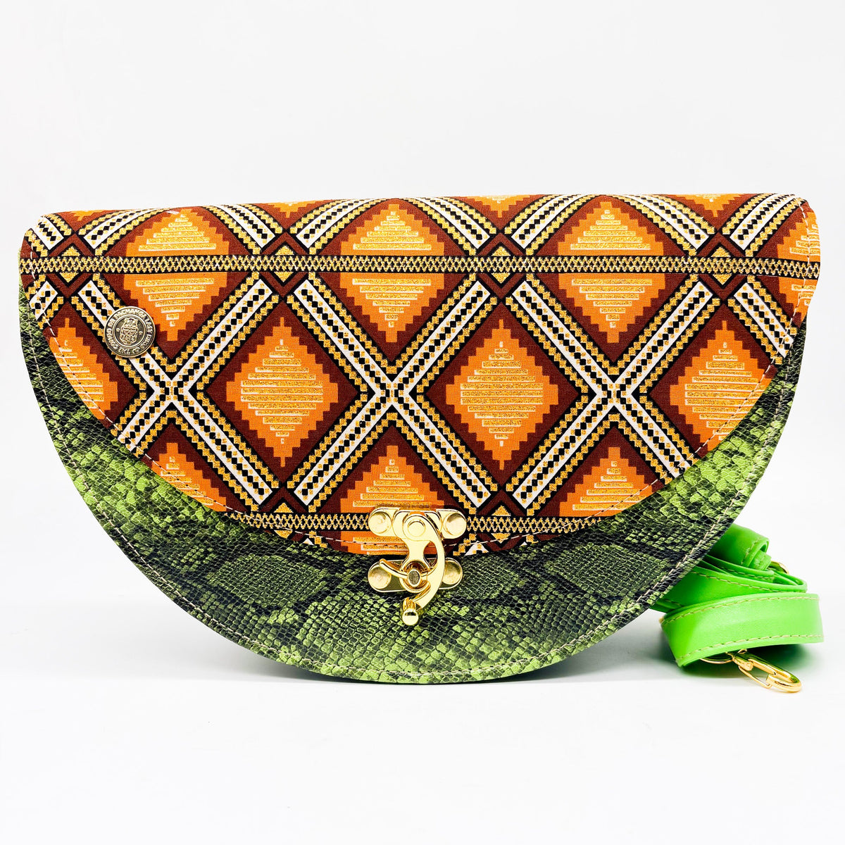 Katlego Green Snake Skin