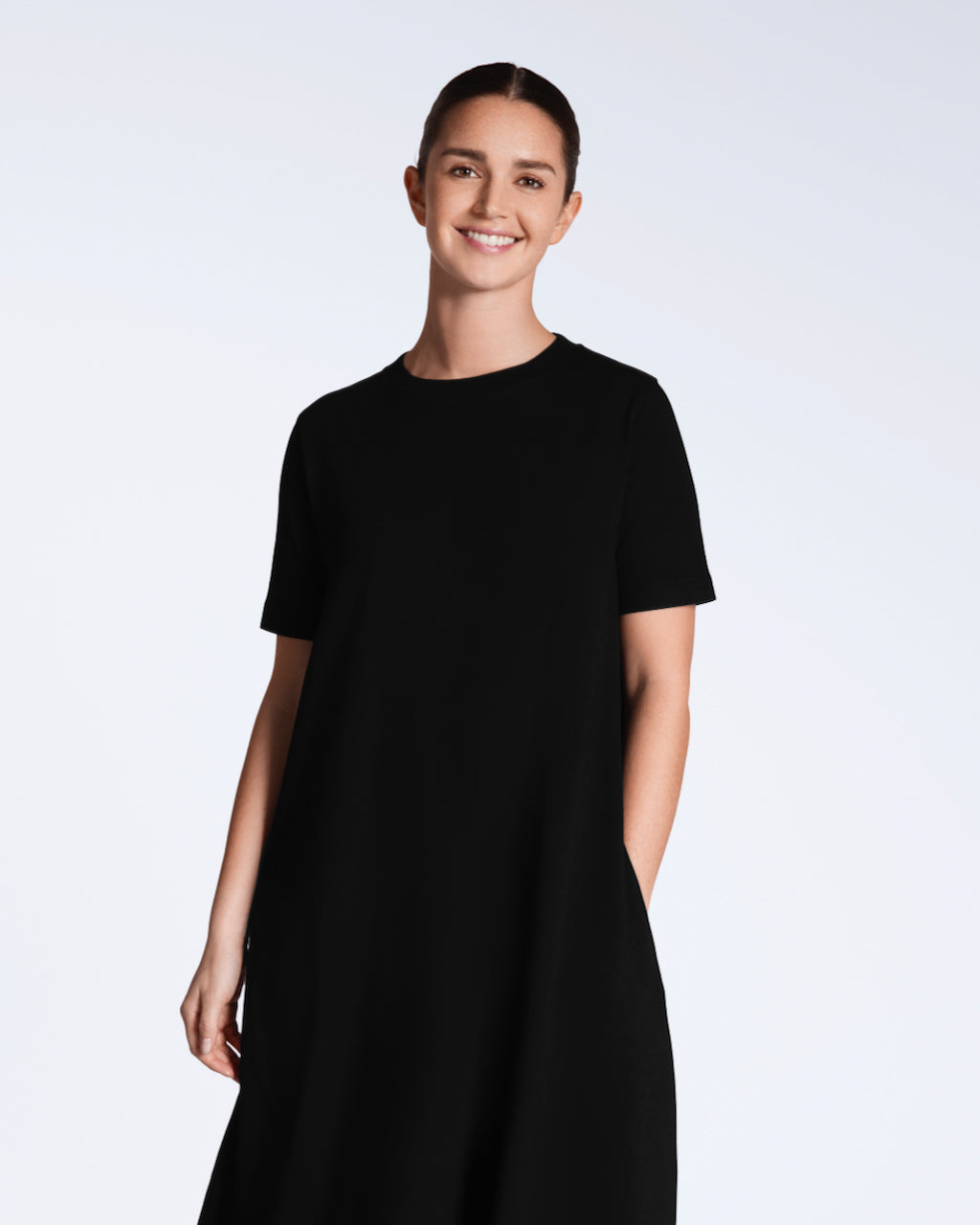 Long Line Organic T-Shirt Dress