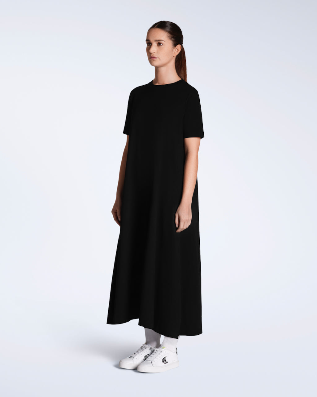 Long Line Organic T-Shirt Dress