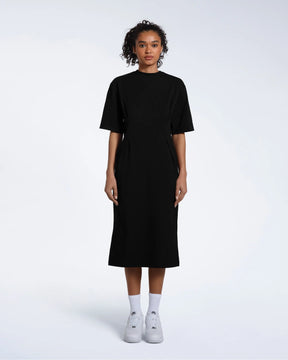 Pleated Waist T-Shirt Dress