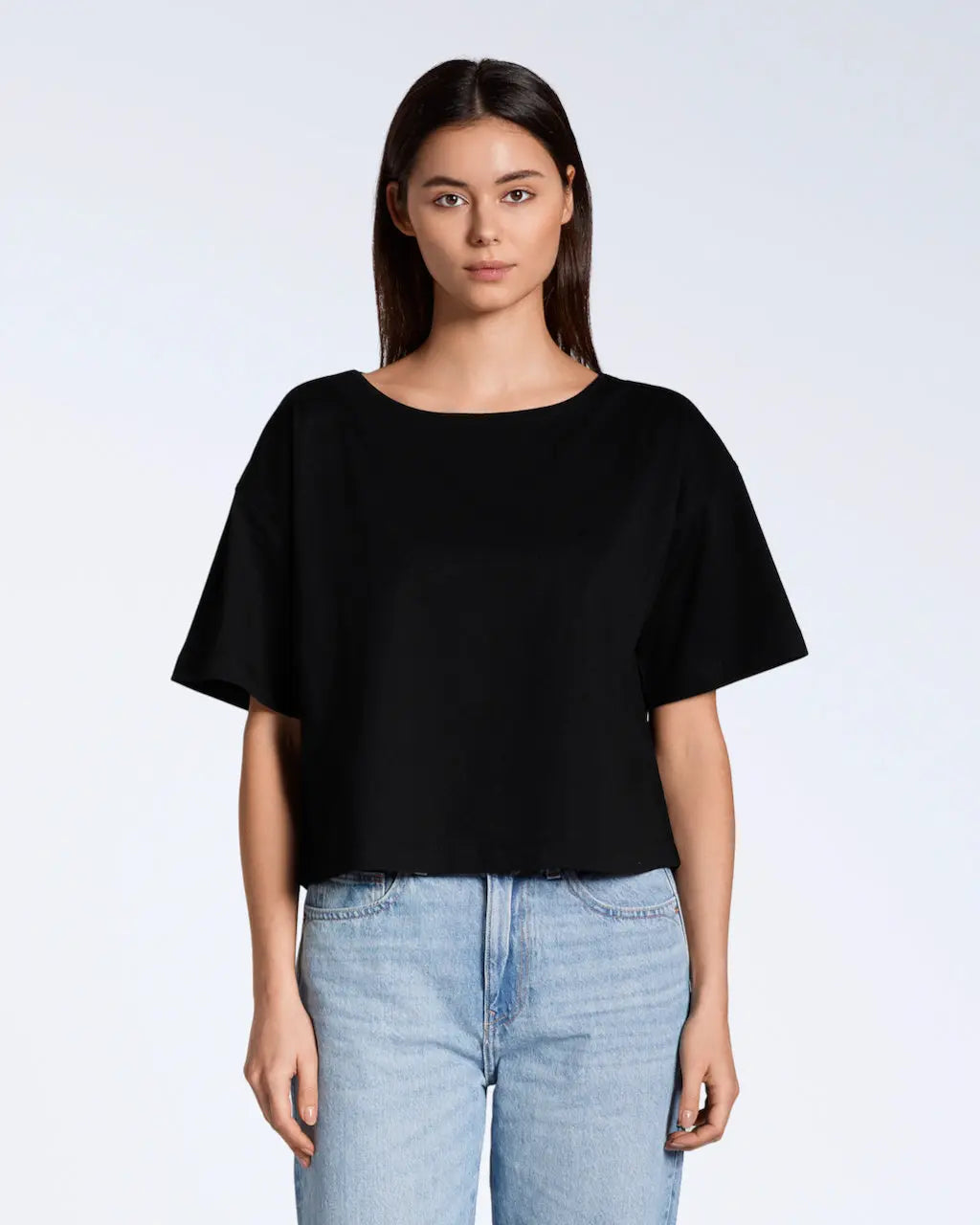 Wide Boat Neck T-Shirt