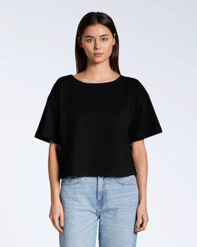 Wide Boat Neck T-Shirt