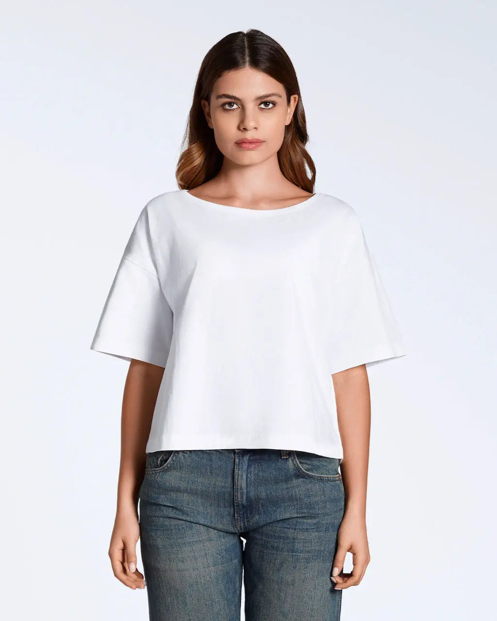 Wide Boat Neck T-Shirt