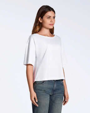 Wide Boat Neck T-Shirt