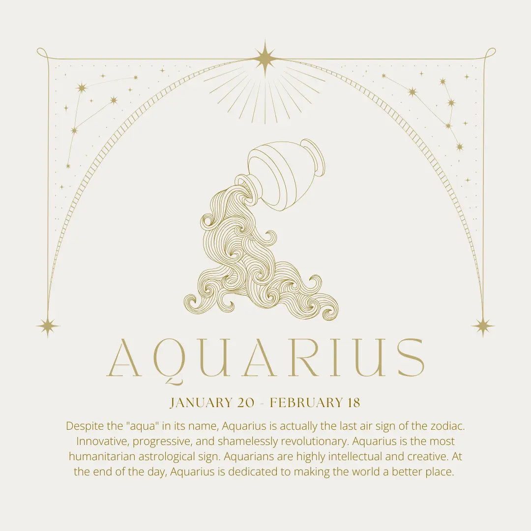 Aquarius Zodiac Necklace